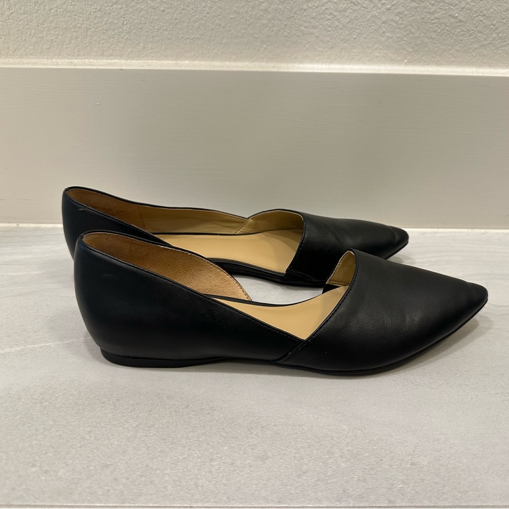 Naturalizer Samantha D’orsay black leather flats - Women’s size 7